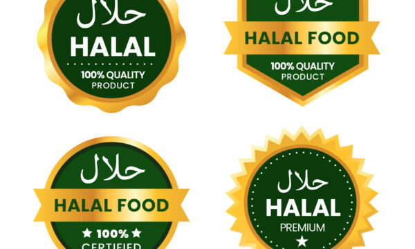Golden Halal Badge Collection